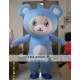 Cartoon Cosplay Plush Blue Bear Pink Bear Mascot Costume Cartoon Cosplay Plush Blue Bear Pink Bear Mascot Costume