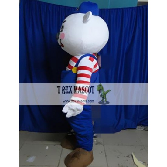 Plush Cartoon White Bear Mascot Costume Plush Cartoon White Bear Mascot Costume