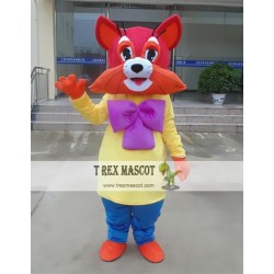 Animal Cartoon Yellow Cat Mascot Costume