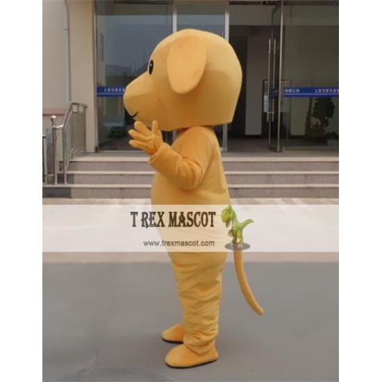 Animal Cosplay Cartoon Little Yellow Dog Plush Mascot Costume