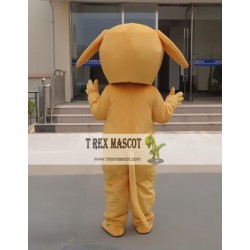 Animal Cosplay Cartoon Little Yellow Dog Plush Mascot Costume