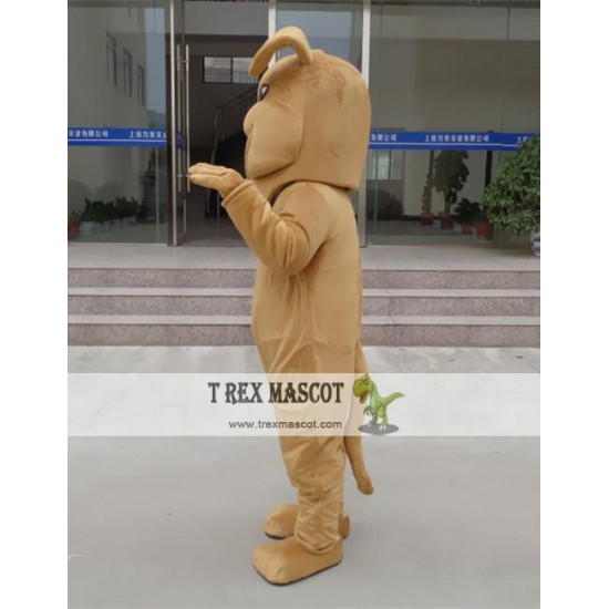 Cartoon Plush Little Yellow Dog Mascot Costume Cartoon Plush Little Yellow Dog Mascot Costume