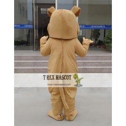 Cartoon Plush Little Yellow Dog Mascot Costume