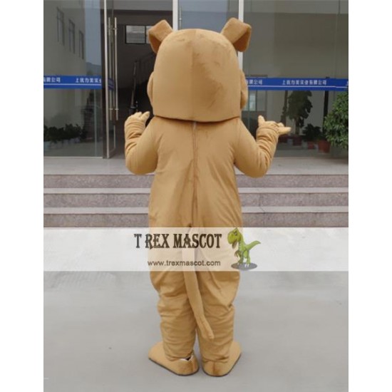 Cartoon Plush Little Yellow Dog Mascot Costume Cartoon Plush Little Yellow Dog Mascot Costume