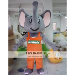 Cartoon Cosplay Elephant Mascot Costume