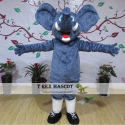 Gray Elephant Mascot Costume For Adullt & Kids