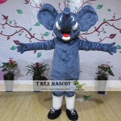 Gray Elephant Mascot Costume For Adullt & Kids