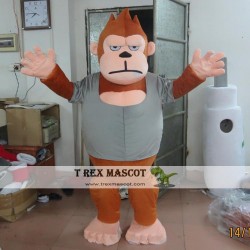 Gorilla Mascot Costume For Adullt & Kids