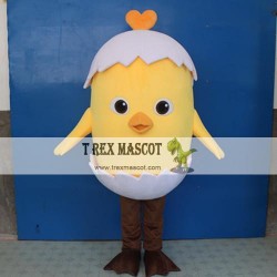 Eggshell Chick Mascot Costume For Adullt & Kids