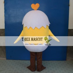 Eggshell Chick Mascot Costume For Adullt & Kids
