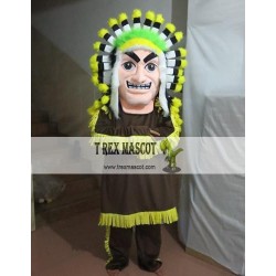 Indian Savage Mascot Costume For Adullt & Kids