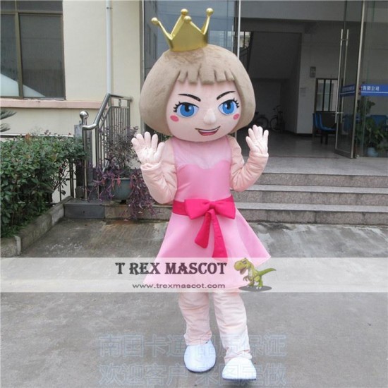 Girl Princess Mascot Costume For Adullt & Kids Girl Princess Mascot Costume For Adullt & Kids