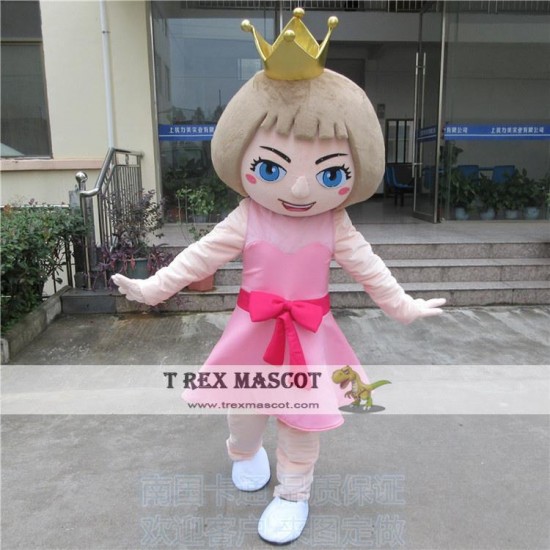 Girl Princess Mascot Costume For Adullt & Kids Girl Princess Mascot Costume For Adullt & Kids