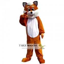 Brown Fox Mascot Costume for Adult