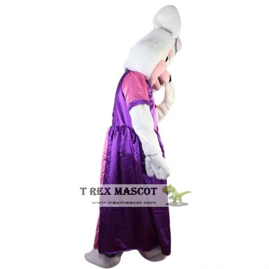 White Rabbit Mascot Costume for Adult