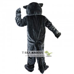 Grey Prairie Wolf Mascot Costume for Adult