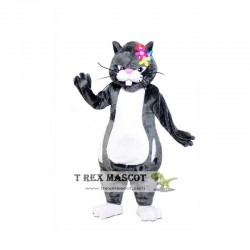 Gray Hamster Mascot Costume for Adult