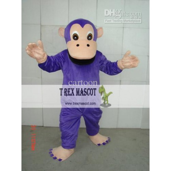Purple Gorilla Orangutan Mascot Costume for Adult Purple Gorilla Orangutan Mascot Costume for Adult
