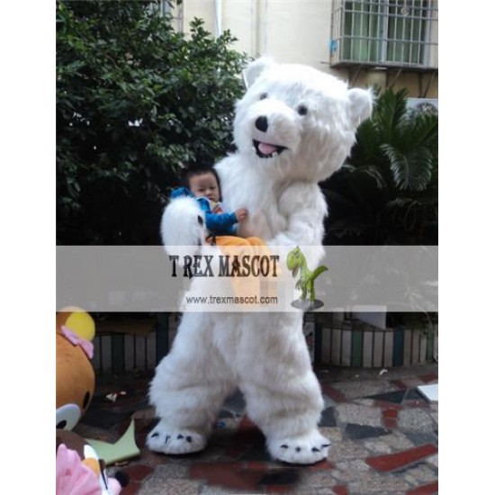 Polar Bear Mascot Costume for Adult Polar Bear Mascot Costume for Adult