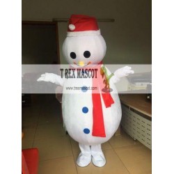 Christmas snowman Mascot Costume