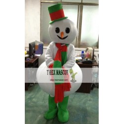 Christmas snowman Mascot Costume