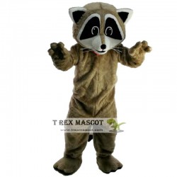 Racoon Wildcat Cartoon Mascot Costume