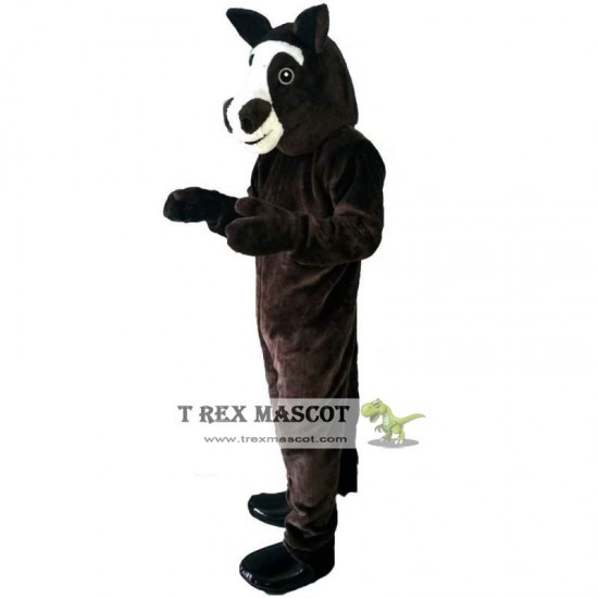 Brown Horse Mascot Costume Brown Horse Mascot Costume