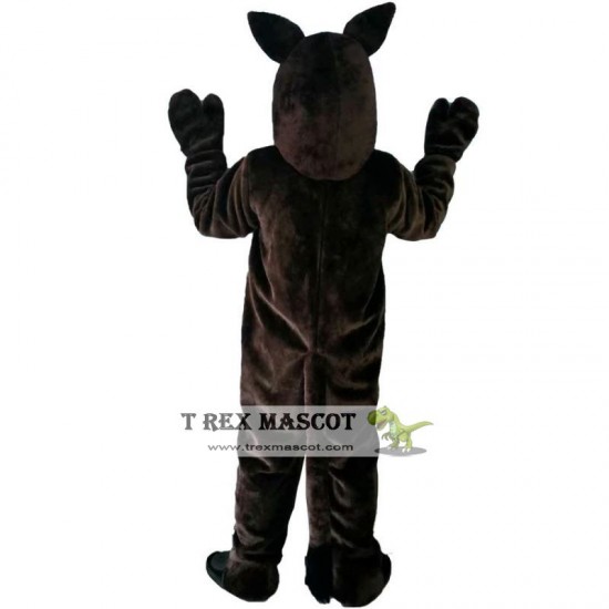 Brown Horse Mascot Costume Brown Horse Mascot Costume