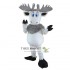 White Deer Mascot Costume