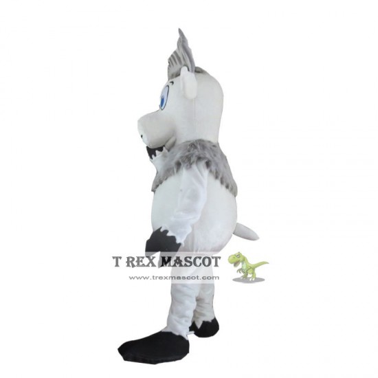 White Deer Mascot Costume