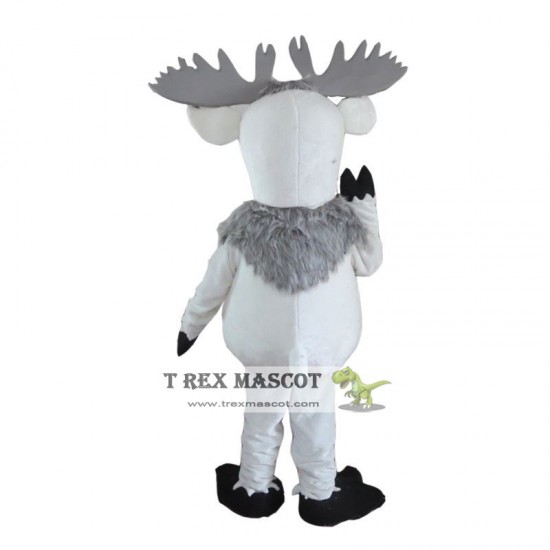 White Deer Mascot Costume