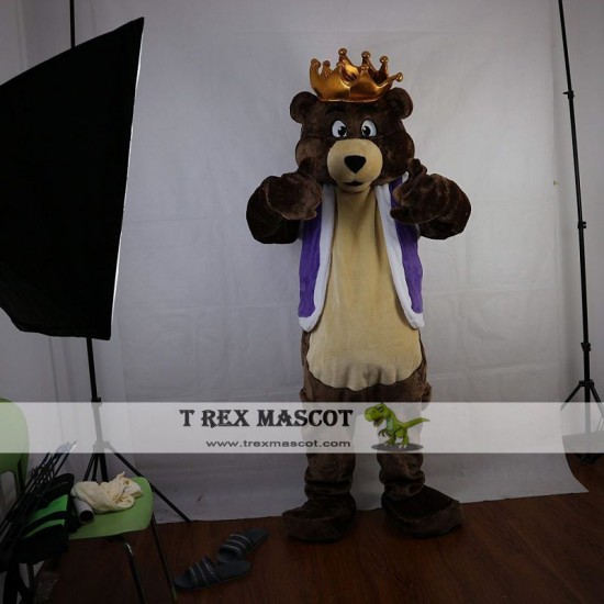 Brown Bear Mascot Costume for Adult Brown Bear Mascot Costume for Adult