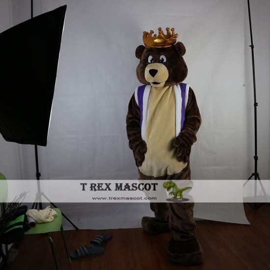 Brown Bear Mascot Costume for Adult Brown Bear Mascot Costume for Adult
