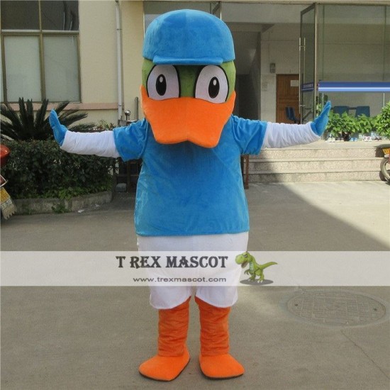 Duck Sport Mascot Costume Duck Sport Mascot Costume