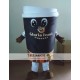 Coffee Cup Mascot Costume Coffee Cup Mascot Costume