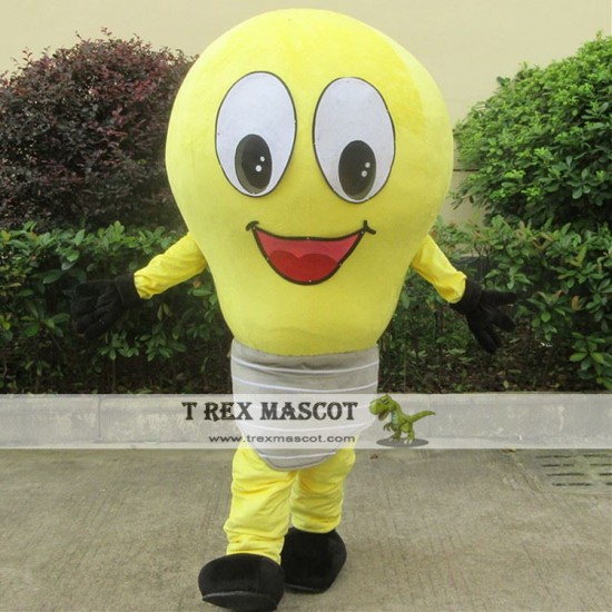 Light Bulb Mascot Costume