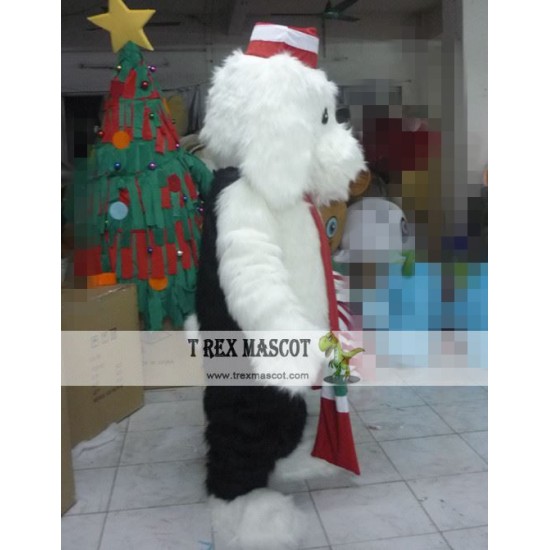 Christmas Dog Mascot Costume Christmas Dog Mascot Costume