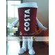 Coffee Cup Drink Cup Mascot Costume Coffee Cup Drink Cup Mascot Costume