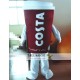 Coffee Cup Drink Cup Mascot Costume Coffee Cup Drink Cup Mascot Costume