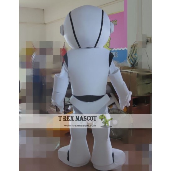 White Robot Mascot Costume