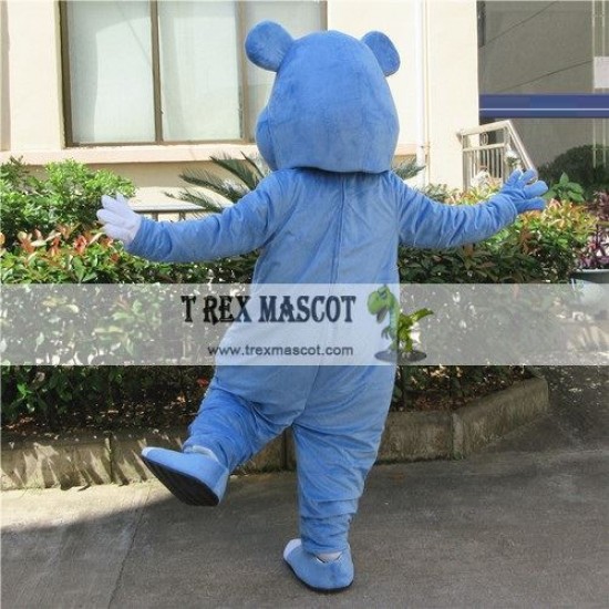 Blue Bear Mascot Costume Blue Bear Mascot Costume