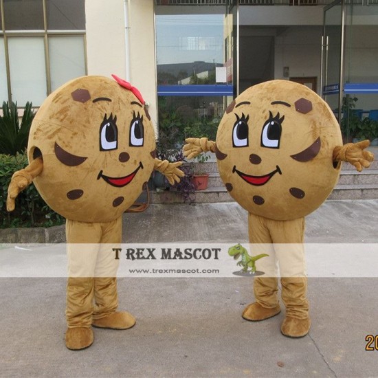 Biscuit Donut Food Mascot Costume Biscuit Donut Food Mascot Costume