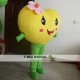 Yellow Love Heart Mascot Costume for Adult Yellow Love Heart Mascot Costume for Adult