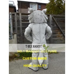 Grey Husky Dog Mascot Costume for Adult
