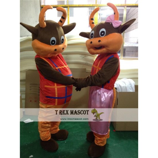 Bull Mascot Costume for Adult Bull Mascot Costume for Adult
