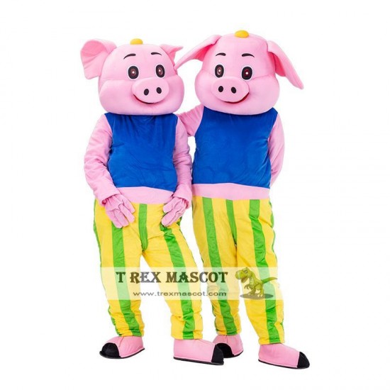 Halloween Pig Mascot Costume for Adult