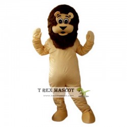 Cartoon Lion Mascot Costume