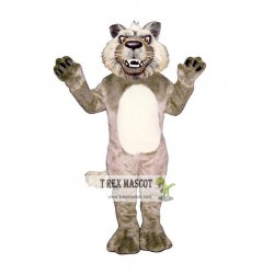 Growling Wolf Mascot Costume