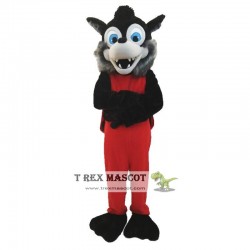 Animal Gray Wolf Plush Mascot Costume