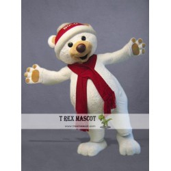 Christmas Polar Bear Mascot Costume